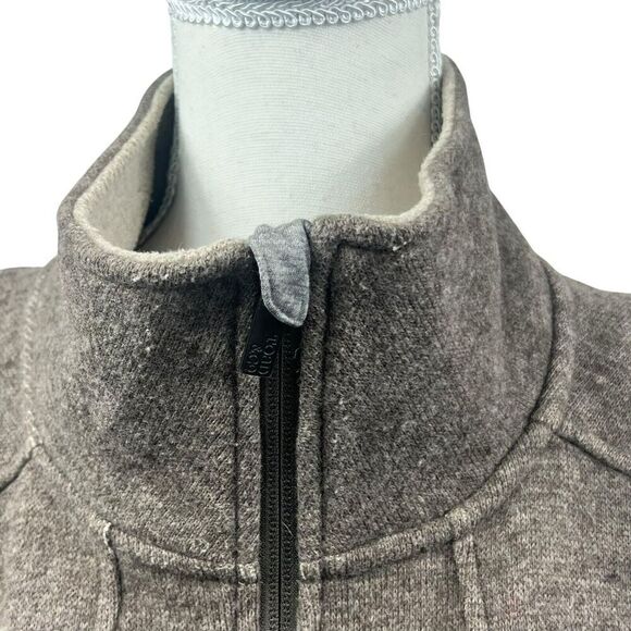 Toad & Co Brown Arriva Long Outbound Travel Vest Size S Wool Blend Zip - Picture 3 of 15